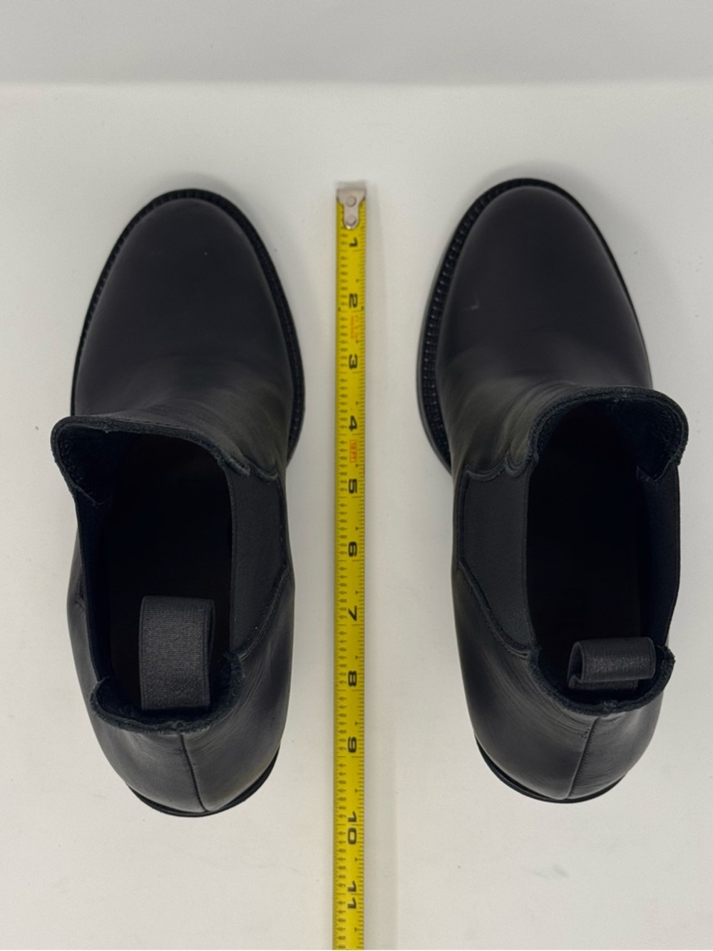 Acne Studios Size 39 US 9 Star Leather Heeled Black Chelsea Ankle Boots - Picture 2 of 14